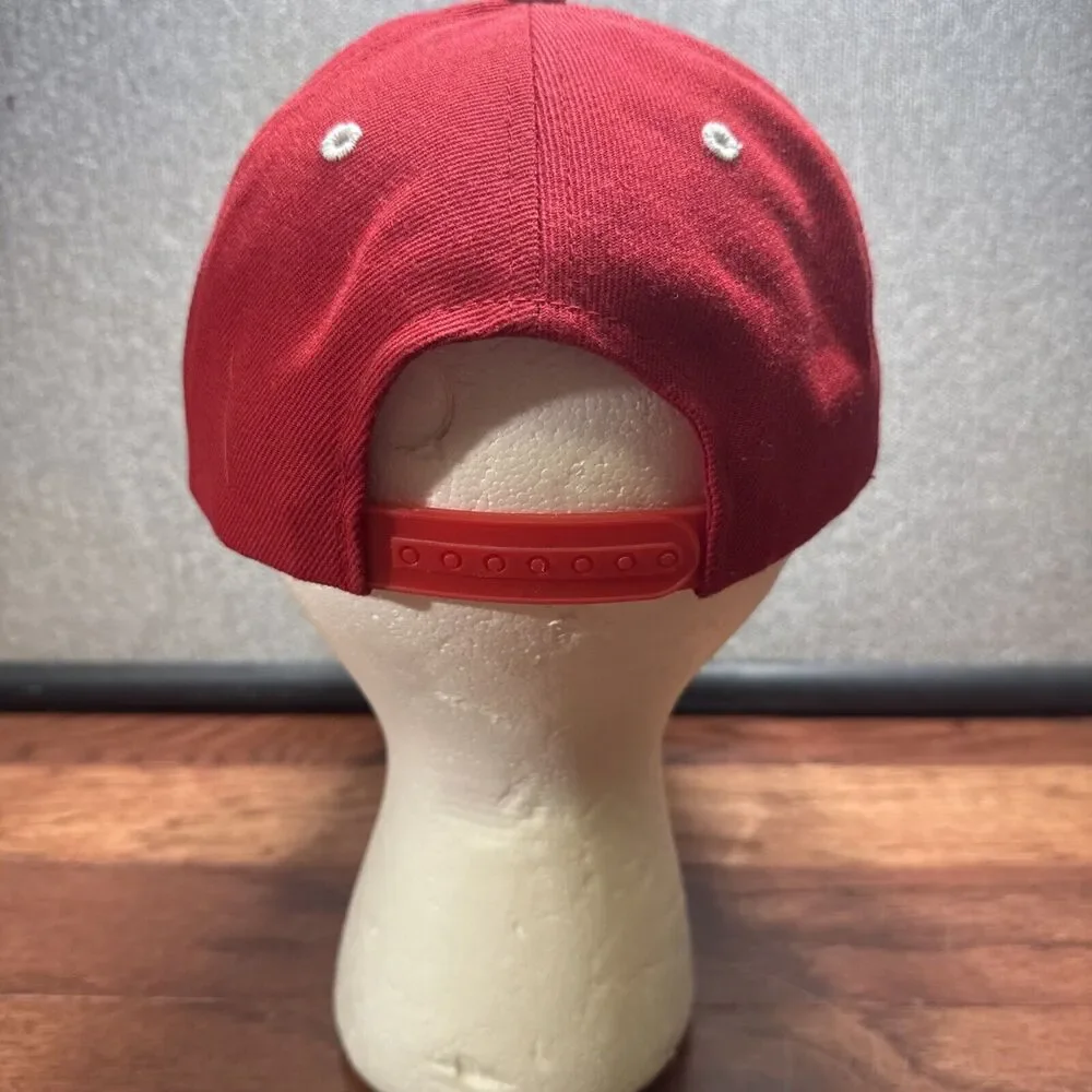 Vintage Detroit Red Wings Hat Cap 90s Logo Athletic NHL Snapback